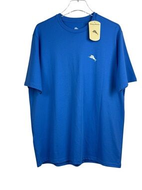 Tommy Bahama blue short sleeve shirt men’s size medium NWT